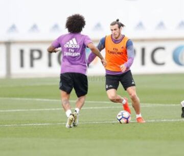 Real Madrid entrena pensando en el Athletic Bilbao, por la Liga de España.