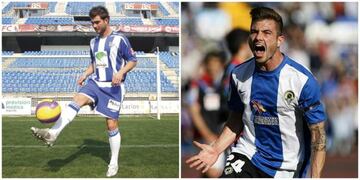 Tiago Gomes con el Málaga y el Hércules.