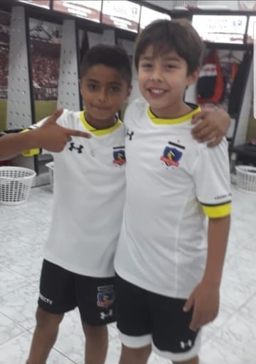 El hijo del "Mago" ingresó actualmente a las inferiores de Colo Colo de forma oficial.