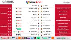 Jornada 29 en Segunda Divisi&oacute;n. 