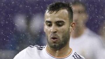 Jesé, en una acción del partido.