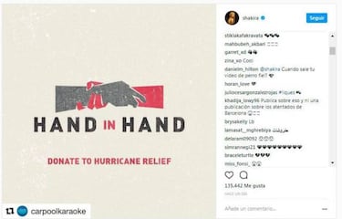 Shakira, duramente criticada por esta publicacin en Instagram