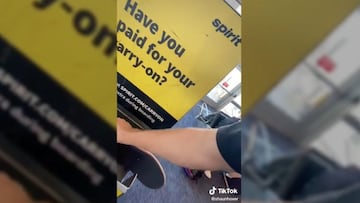 El troleo viral de un skater a una aerolínea para no facturar su tabla