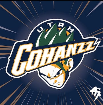 El incre¨ªble resultado de mezclar los logos de la NBA con Dragon Ball