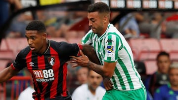 Camarasa, en el amistoso contra el Bournemouth.