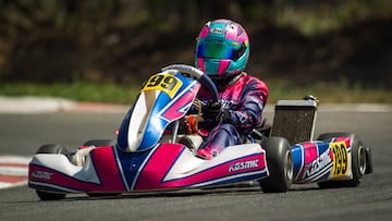 La nueva campeona nacional Rok Cup junior de karting