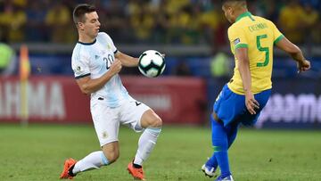 Lo Celso, contra Brasil.