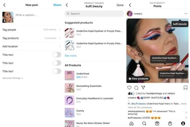 Instagram habilita la posibilidad de etiquetar productos