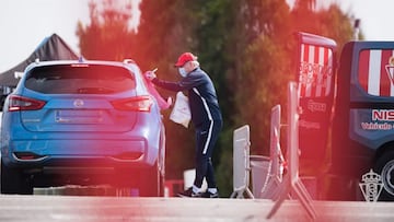 Gallego, pendiente de la pruebas PCR y de la dirección deportiva