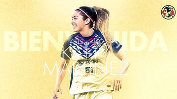 ¡Oficial! Katty Martínez llega al Club América Femenil