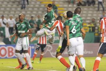 Deportivo Cali llegó al tercer lugar de la tabla de clasificación con 17 puntos. Junior quedó relegado en la decimotercera casilla con 10 unidades.