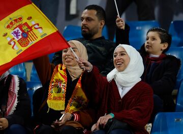 Buen ambiente en el estadio Amán Interncional de Jordania.