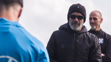 El entrenador del Tenerife Álvaro Cervera