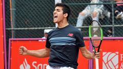 Garín sobrevive de forma épica ante Berlocq y logra otra final