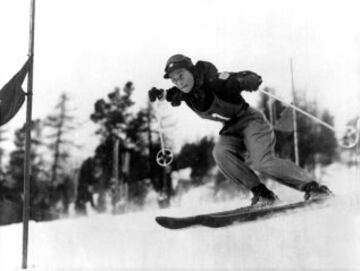 1936 fue el año del esquí alpino femenino que se incorporó en los JJOO de Berlín.