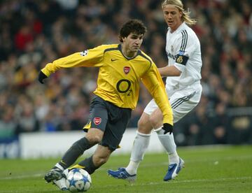 El 21 de febrero de 2006 el jugador del Arsenal fue aplaudido por los parroquianos del Bernabéu en el partido de ida de los octavos de final de la Champions League. 
