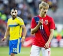 Martin Odegaard jugó los 90 minutos ante Suecia