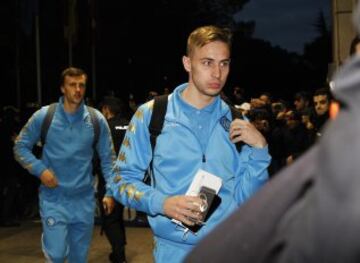 Llegada del Nápoles al hotel. Marko Rog.