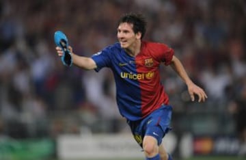 27 de mayo de 2009. La final de la Champions de ese año fue Barcelona-Manchester United en el Olímpico de Roma.
El 2-0 lo anotó Messi.  