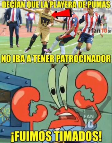 Memes Pumas vs Chivas