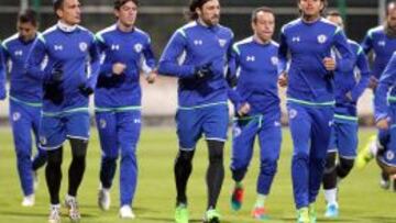 El Cruz Azul se ejercitó ayer en el Moulay Abdellah.