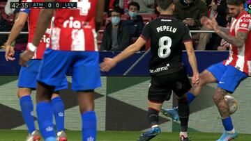 El patadón de Rodrigo De Paul por el que Munuera le perdonó la expulsión