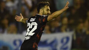 El delantero de River Plate Ignacio Scocco destacó esta noche la intensidad que tuvo su equipo para ganarle 2-0 a Gimnasia y Esgrima La Plata.