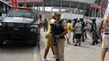 Salvador, la ciudad del Carnaval por excelencia, es la sede donde España debutará ante Holanda. Será en el Arena Fonte Nova con capacidad para 51.708 espectadores y edificado sobre el anterior. Salvador está inmersa desde hace meses en huelgas de protesta.