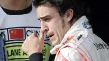 <b>RAJADA</b>. El piloto español Fernando Alonso no se ha mordido la lengua para hablar de las innumerables cosas raras que le han sucedido este año.