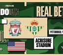 El Betis abrirá su gira de Estados Unidos ante el Liverpool