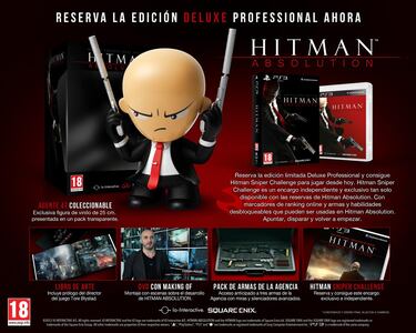 La edición Deluxe Professional de Hitman Absolution incluirá el juego en inglés