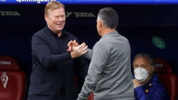 Ronald Koeman, en Ipurua.