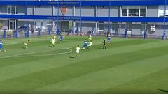 Jugó en el primer equipo de Boca y ahora brilló en reserva: ¡golazo de Brandon Cortés!