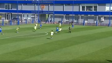 Jugó en el primer equipo de Boca y ahora brilló en reserva: ¡golazo de Brandon Cortés!