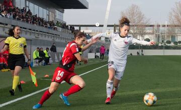 El Tacón, en la eliminatoria de octavos de final de la Copa de la Reina que disputó en Valdebebas contra el Rayo.