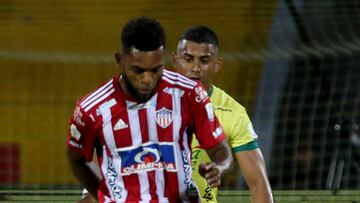 El delantero del Junior de Barranquilla ha marcado nueve goles en lo que va del campeonato.