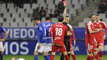 Alegan por la segunda amarilla que vio Arzo contra el Oviedo