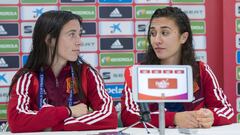 14/06/19
 COPA MUNDIAL FEMENINA DE FUTBOL FIFA   SELECCION ESPA&Ntilde;OLA ESPA&Ntilde;A ENTRENAMIENTO RUEDA DE PRENSA
 AITANA BONMATI -  NAHIKARI GARCIA