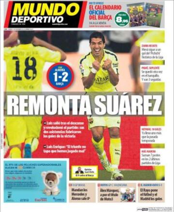 Portadas de la prensa deportiva