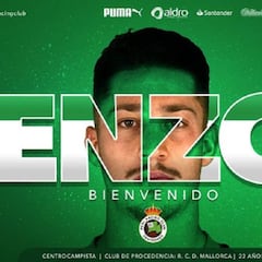 El Mallorca cede de nuevo a Enzo Lombardo al Racing