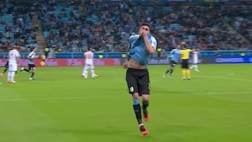 Giménez o sentir la camiseta: el cabezazo que rescató a Uruguay