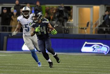 Thomas Rawls fue el mejor jugador del partido hasta el descanso. Consiguió 107 yardas en 15 carreras en dos cuartos y desarboló la defensa de Detroit.