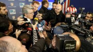 EN EL FOCO DE LA NOTICIA. Cerezo atendió a los medios de comunicación y habló sobre el escenario de la final copera ante el Real Madrid.