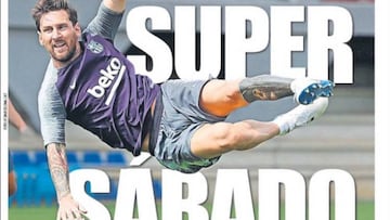 "Supersábado" en las portadas de Barcelona