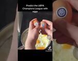 La predicción que da al Inter como próximo campeón de Champions hecha con huevos que se volvió viral en redes