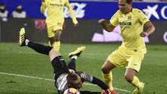 Carlos Bacca en el partido ante Huesca