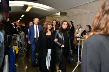 La actriz Rosie Perez antes de la celebracind e la resolucin.
