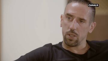 Ribery 'se desnuda' y habla de lo que sufrió por su cicatriz