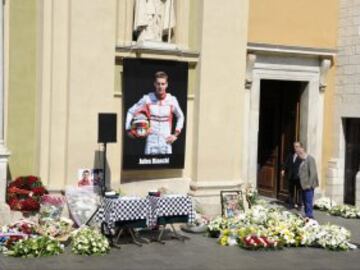 Funeral de Jules Bianchi en Niza.