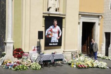 Funeral de Jules Bianchi en Niza.